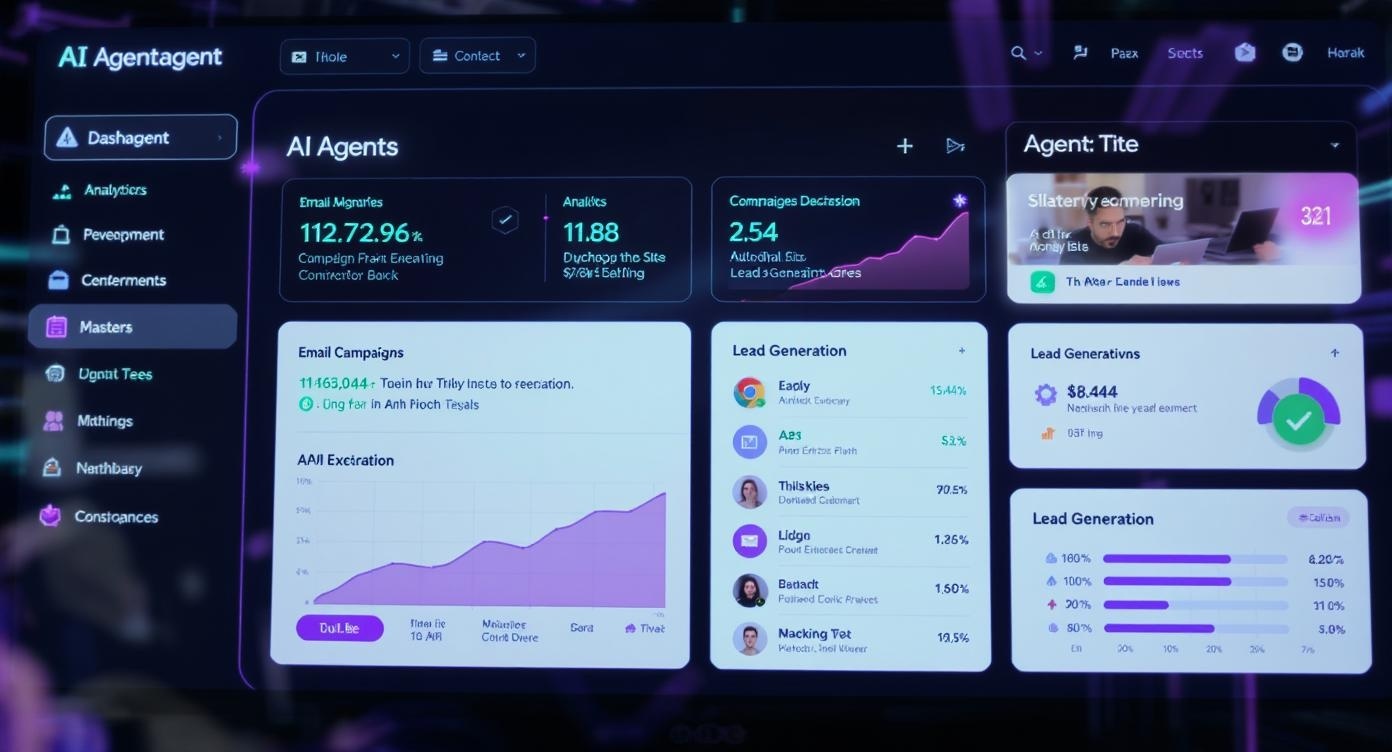 AI Agent Dashboard Interface