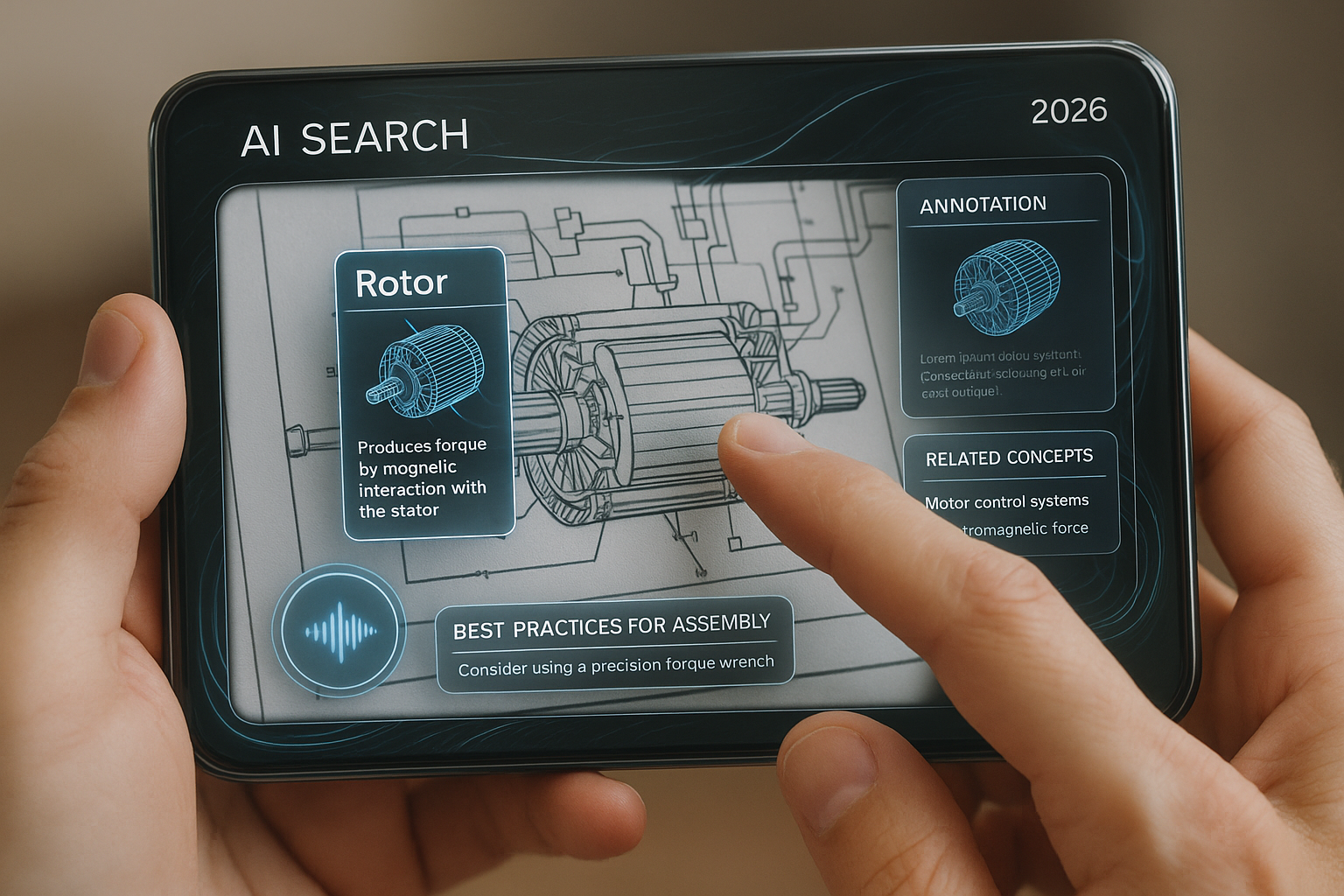 AI Search Interface Details