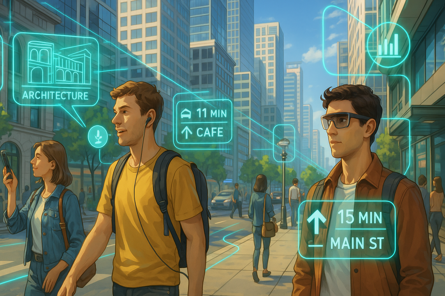 AI Search in Smart City Environment